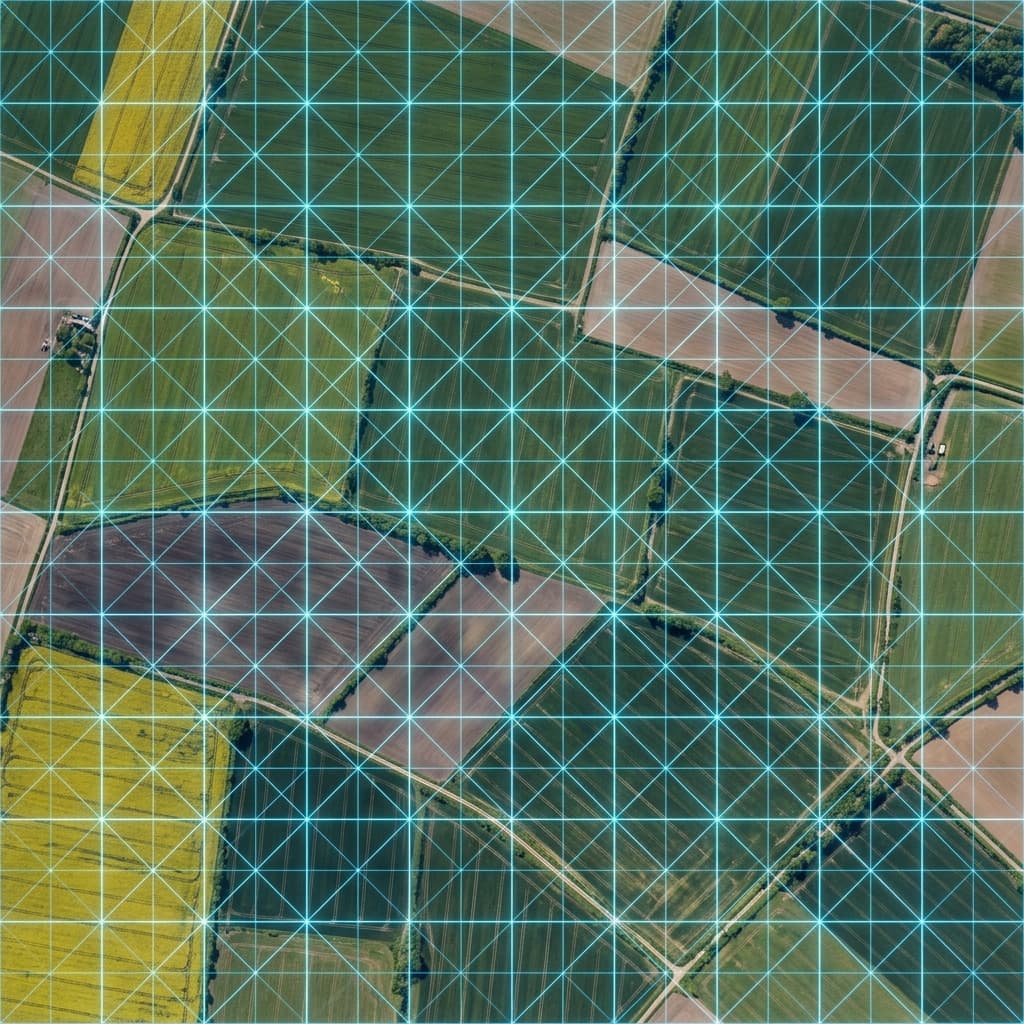 Cinematic drone operations background