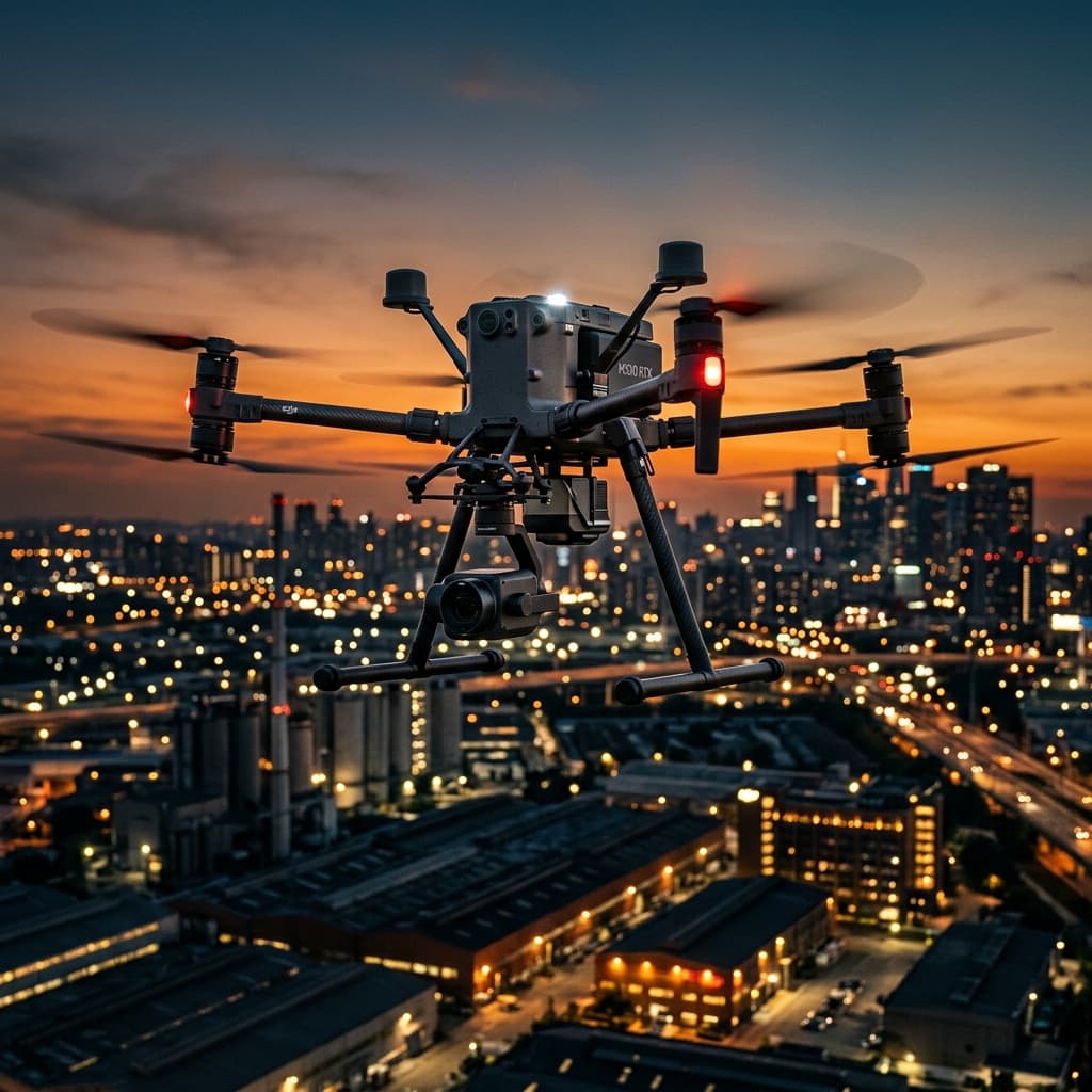 Commercial drone fleet for industrial inspection and survey